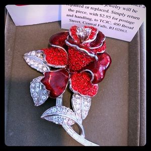 Nolan Miller vintage Red Rose.